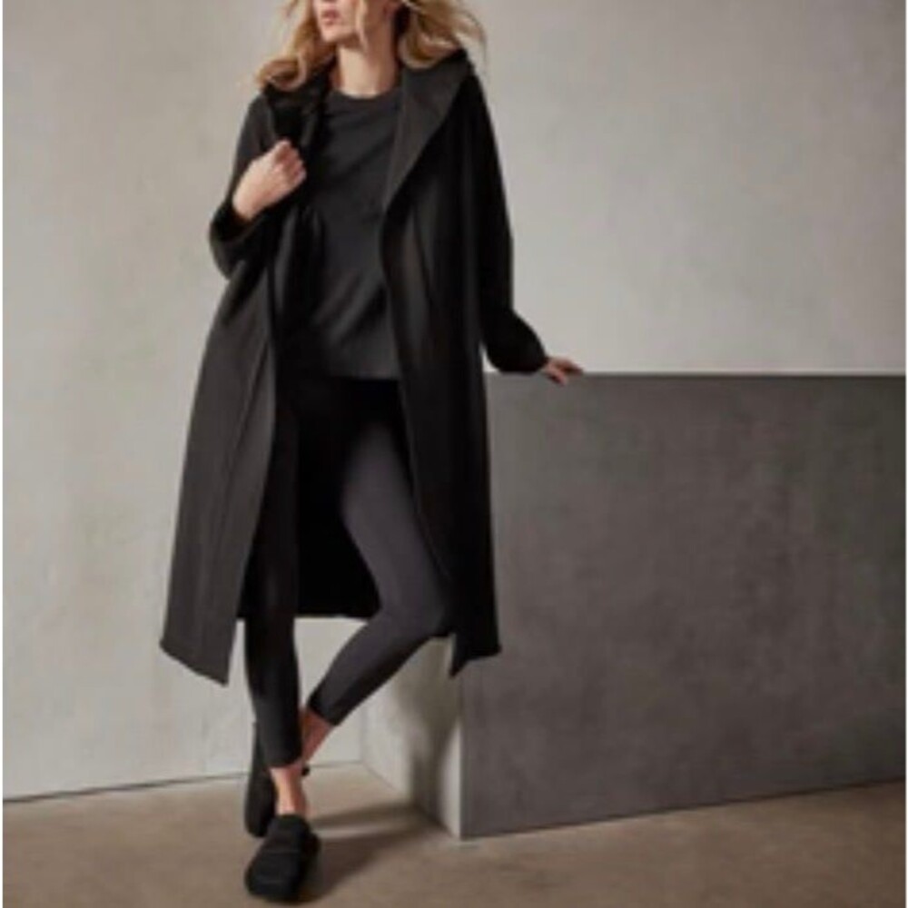 James Perse French Terry Hooded Coat